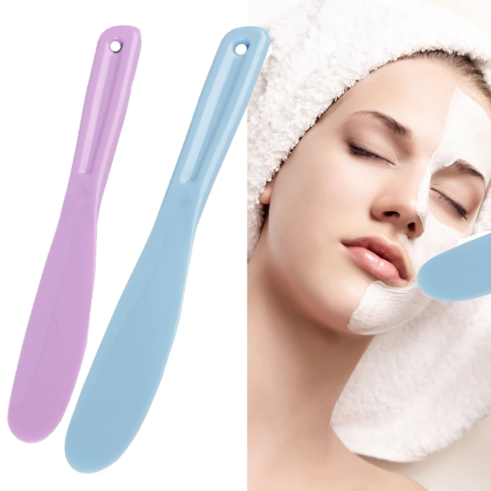 Herramienta de belleza, cuchara aplicadora de maquillaje, espátulas para máscara, espátula cosmética, cuchara mezcladora, palo de máscara de silicona, barra de crema para ojos