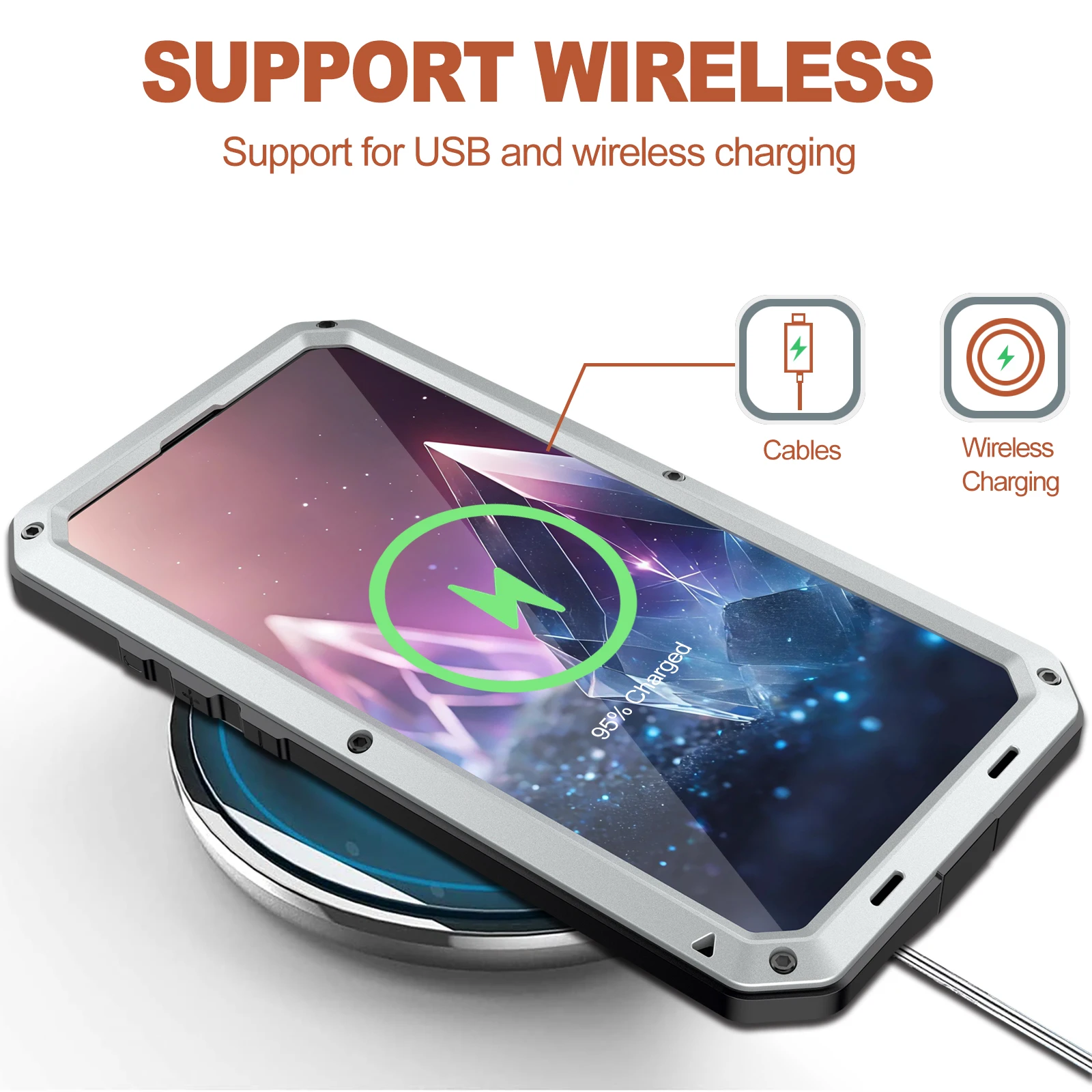 Metall-Rüstung, passend für iPhone 17 Pro Max, 16, 15, 14, 13, 12, 11, XS Max, XR, 6/7/8 – Schutzhülle, All-Inclusive-Dreifachschutz-Gehäuse – Detail 15