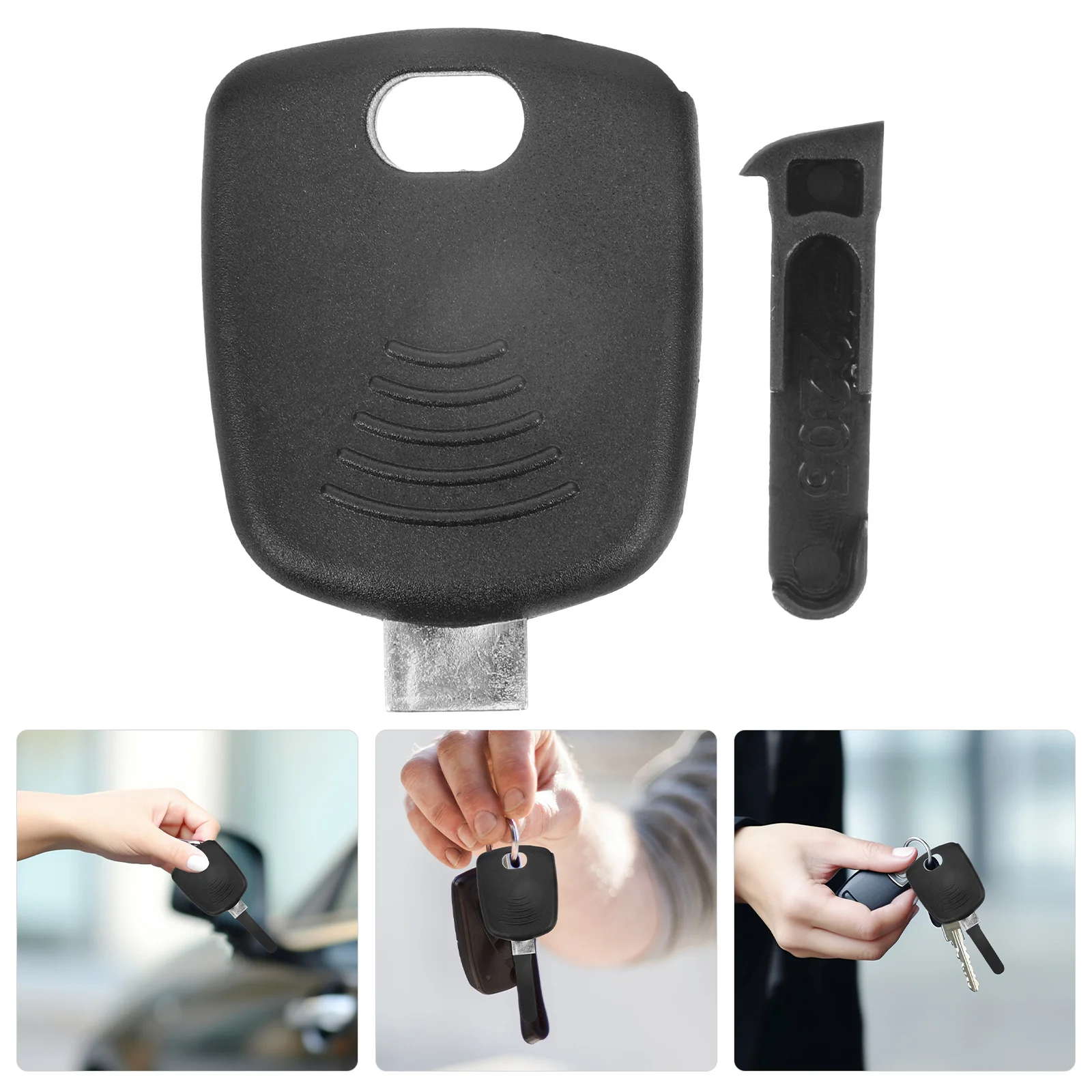 

Transponder Car Key Shell Durable Plastic Metal Case Chip Holder Key Fob Protector Cover Keyfob Keychains Covers