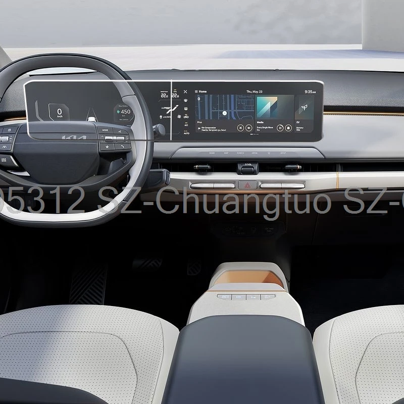 

Защитная пленка для экрана, закаленное стекло для Kia EV3 2024, 2025, 12,3-дюймовый автомобильный GPS-навигатор и прибор, ЖК-экран, пленка против царапин
