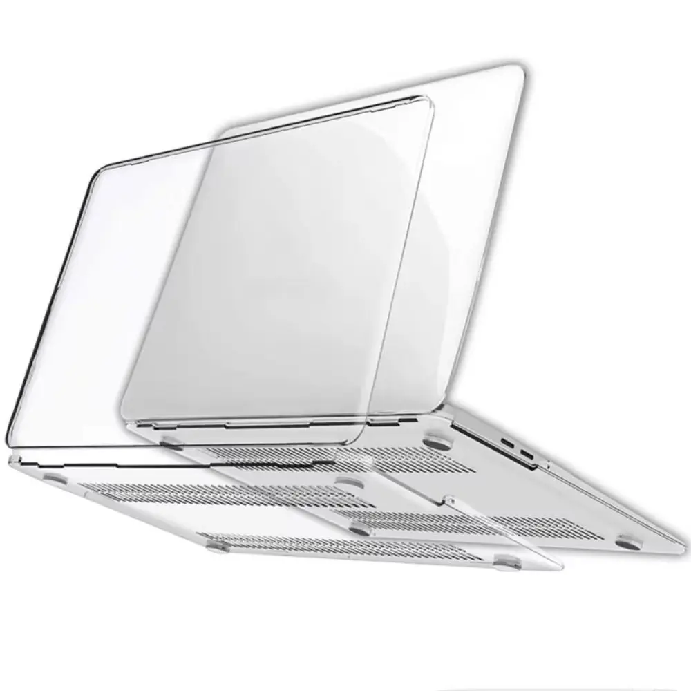 Crystal Clear Laptop Case Shockproof Scratch-resistant Laptop Protective Case Hard Cover for Macbook Air/Mac Book Pro