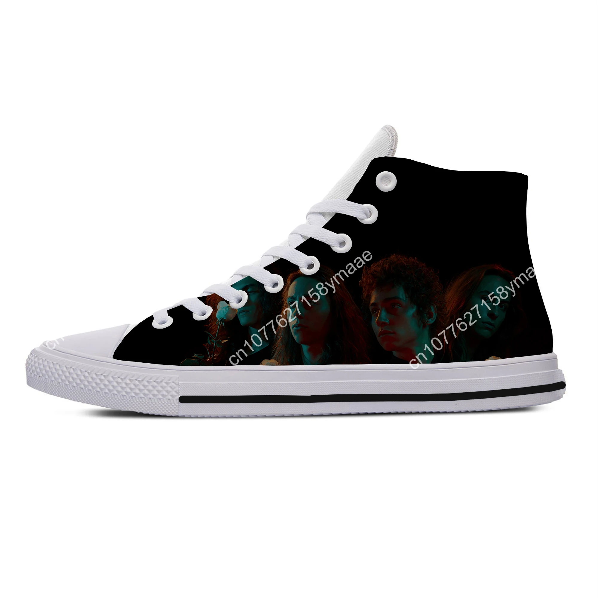 Hot Cool Fashion Shoes High Help Lightweight Sneakers Classic Canvas Shoes High Quality Woman Man Greta Van Fleet Board Shoes