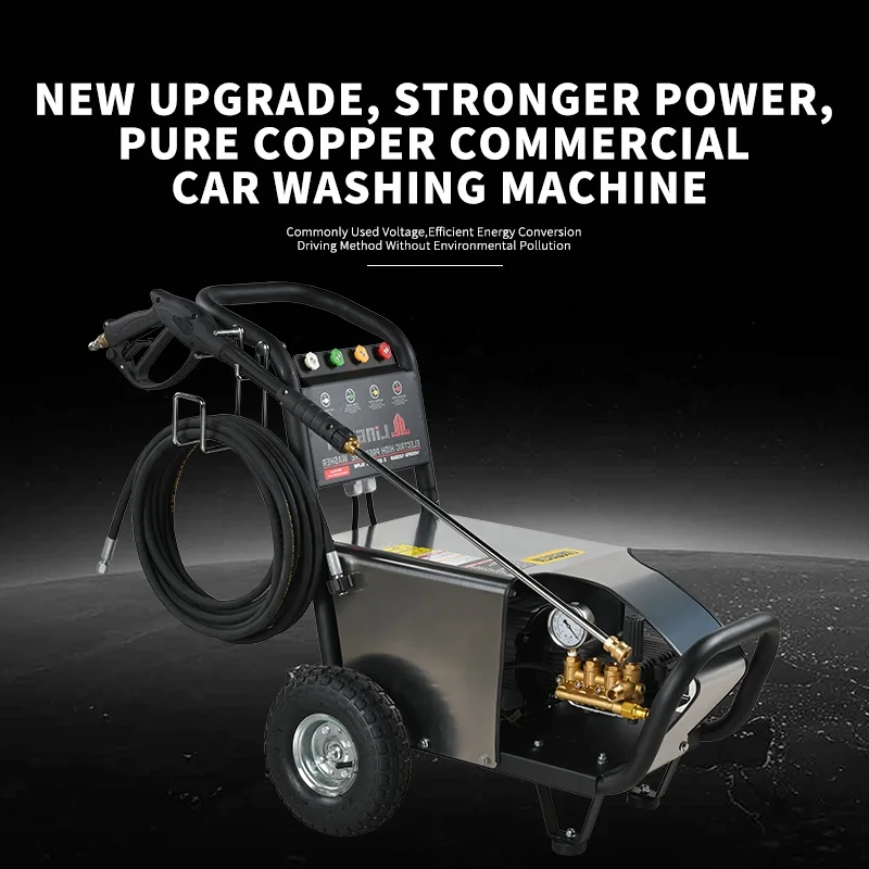 Lingben China Car Wash Pressure Washer  Three Phase 250 bar Electric High Pressure Car Washer Petrol Generator
