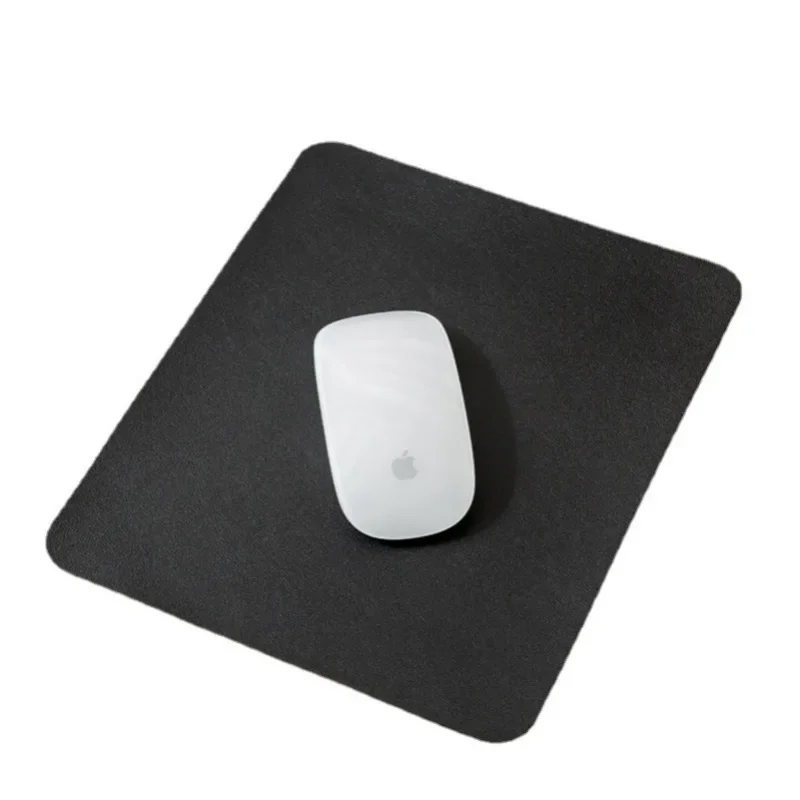 Petit tapis de souris en PU antidérapant, pour bureau de jeu, étanche, anti-rayures, facile à nettoyer, pour PC, ordinateur portable et de bureau