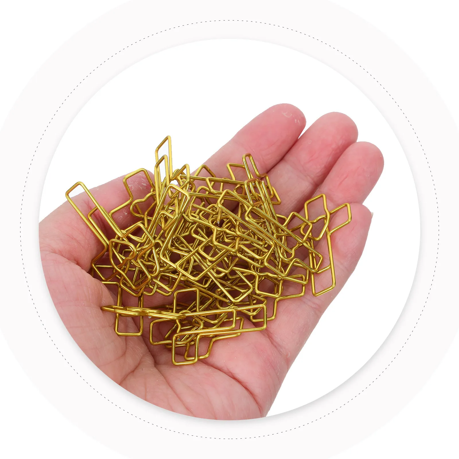 

100Pcs Heart Cross Paper Clips Metal Paperclips Cross Shaped Bookmarks Bible Study Supplies Christian Gifts Jesus Bible