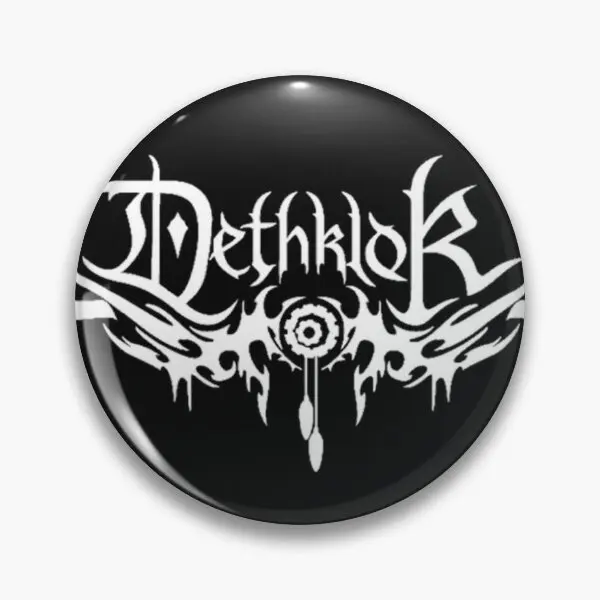 Dethklok Metal Rock Band Best Logo Gajiu  Soft Button Pin Women Lover Metal Funny Hat Cute Collar Fashion Jewelry Decor Badge