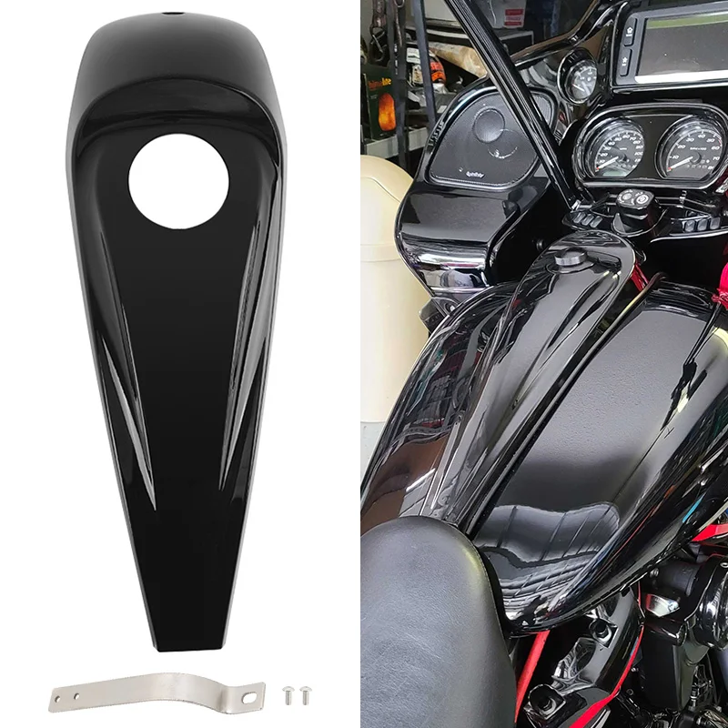 Zestaw paneli wykończeniowych konsoli zbiornika paliwa do motocykli Harley Touring Electra Road Glide Street 2008-2023
