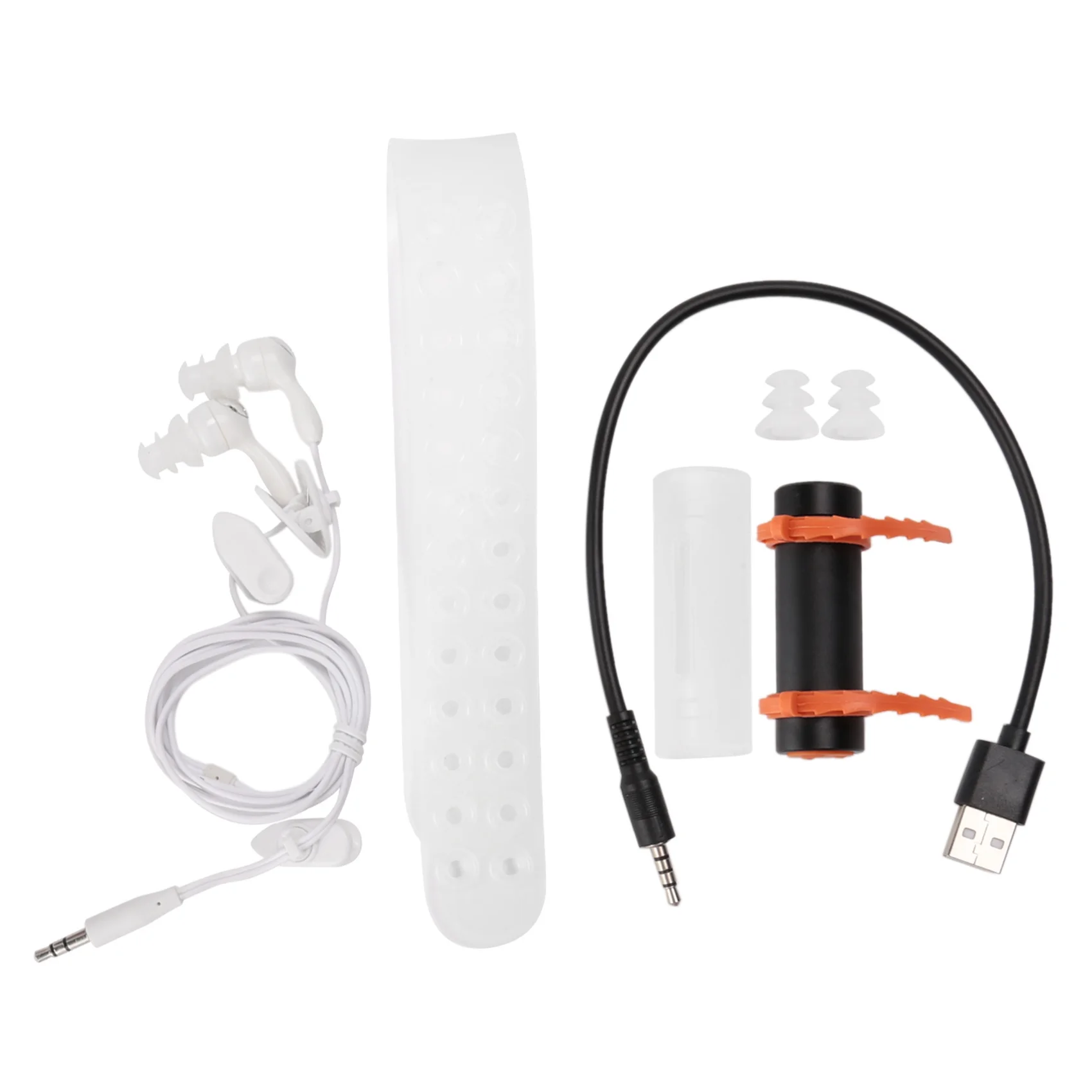 A52T4GB USB MP3 Player waterproof swimming diving surfing black headset FM Radio