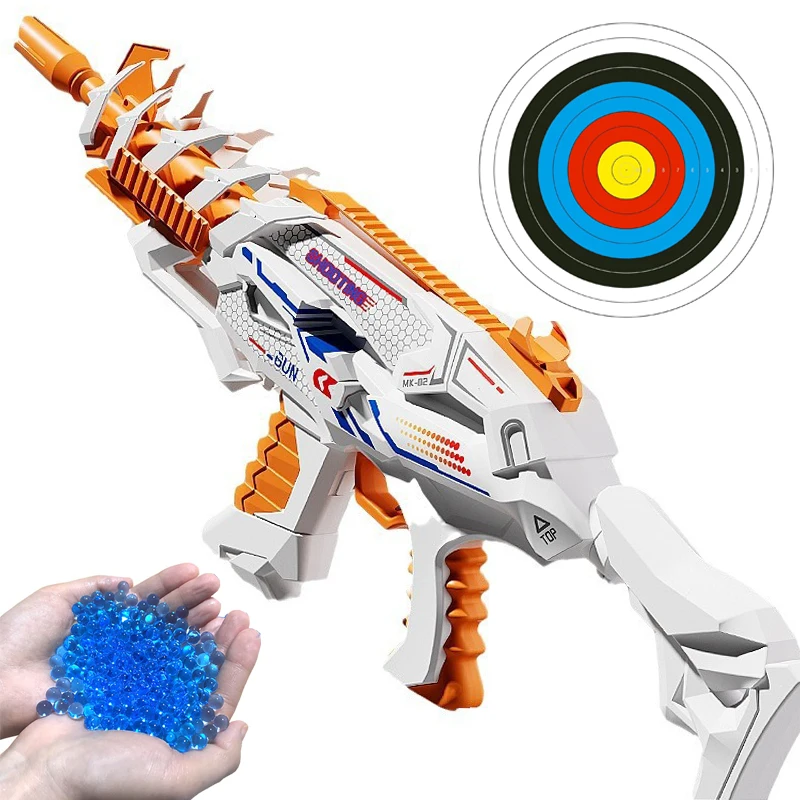 

Mk2 Dragon Spine High Speed Automatic Crystal Crystal Toy Gun Automatic Loading Eva Soft Bullet Game Gun For Outdoor Battle Cs