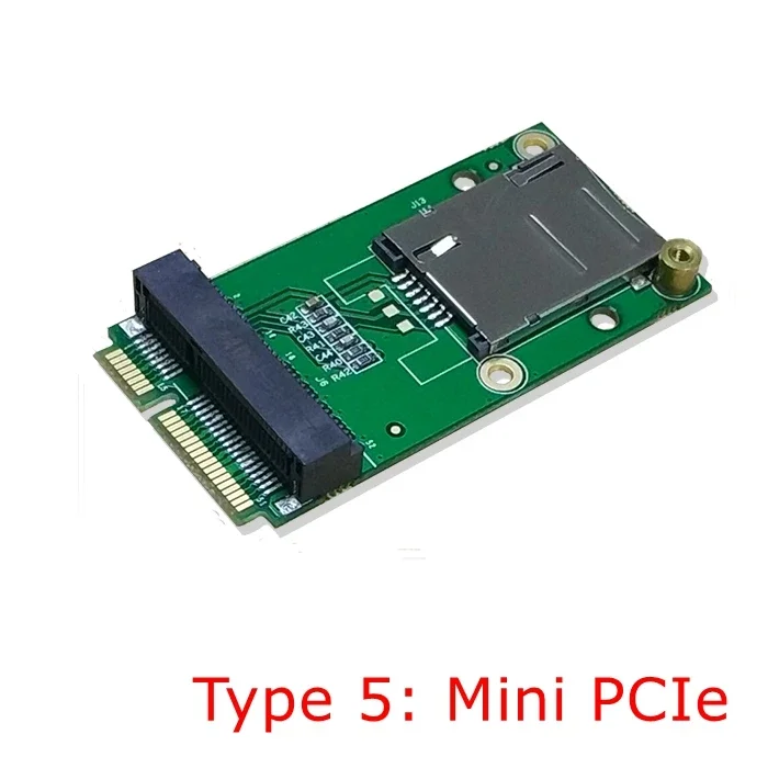 4G LTE อุตสาหกรรม Mini PCIe ไปยังอะแดปเตอร์ USB W/SIM/UIM ช่องเสียบการ์ดสําหรับ WWAN/LTE 3G/4G โมดูลไร้สาย