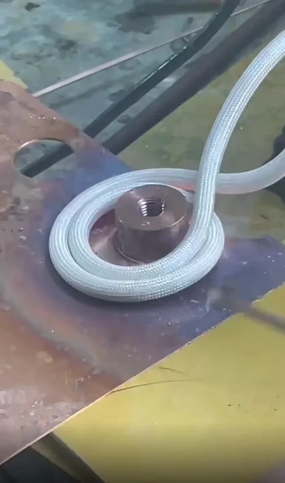 Dual Layer Copper Induction Heating Rings Coil for Induction Heater Welding Brazing - Closed O-Ring Heating Head