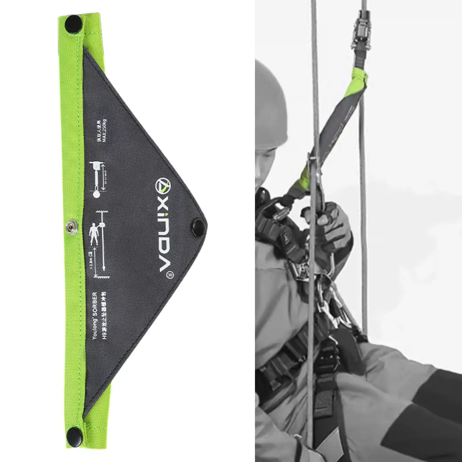 Energy Absorption Package Climbing Protector Utility Protection Shockproof Cushion Belt for Mountaineering Equipment Climbing