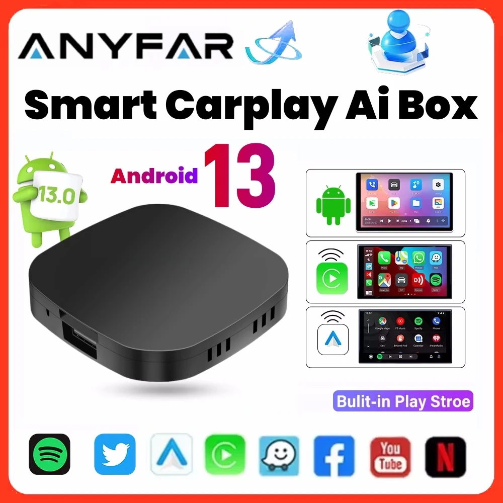 carplay-aiボックス-android-13-ワイヤレスandroid-autoスマートtvボックス-youtube-netflix対応-トヨタ-マツダ-ヒュンダイ-ハヴァル-gmc-フォード-mg-vw-キア用