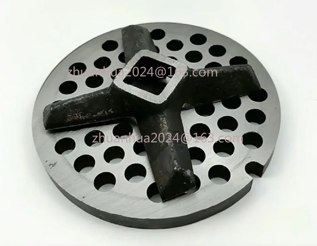 

New Type 62 Electric Meat Grinder Blade Orifice Plate Meat Outlet Plate Sieve Plate 62# Meat Grate Round Hole Fittings