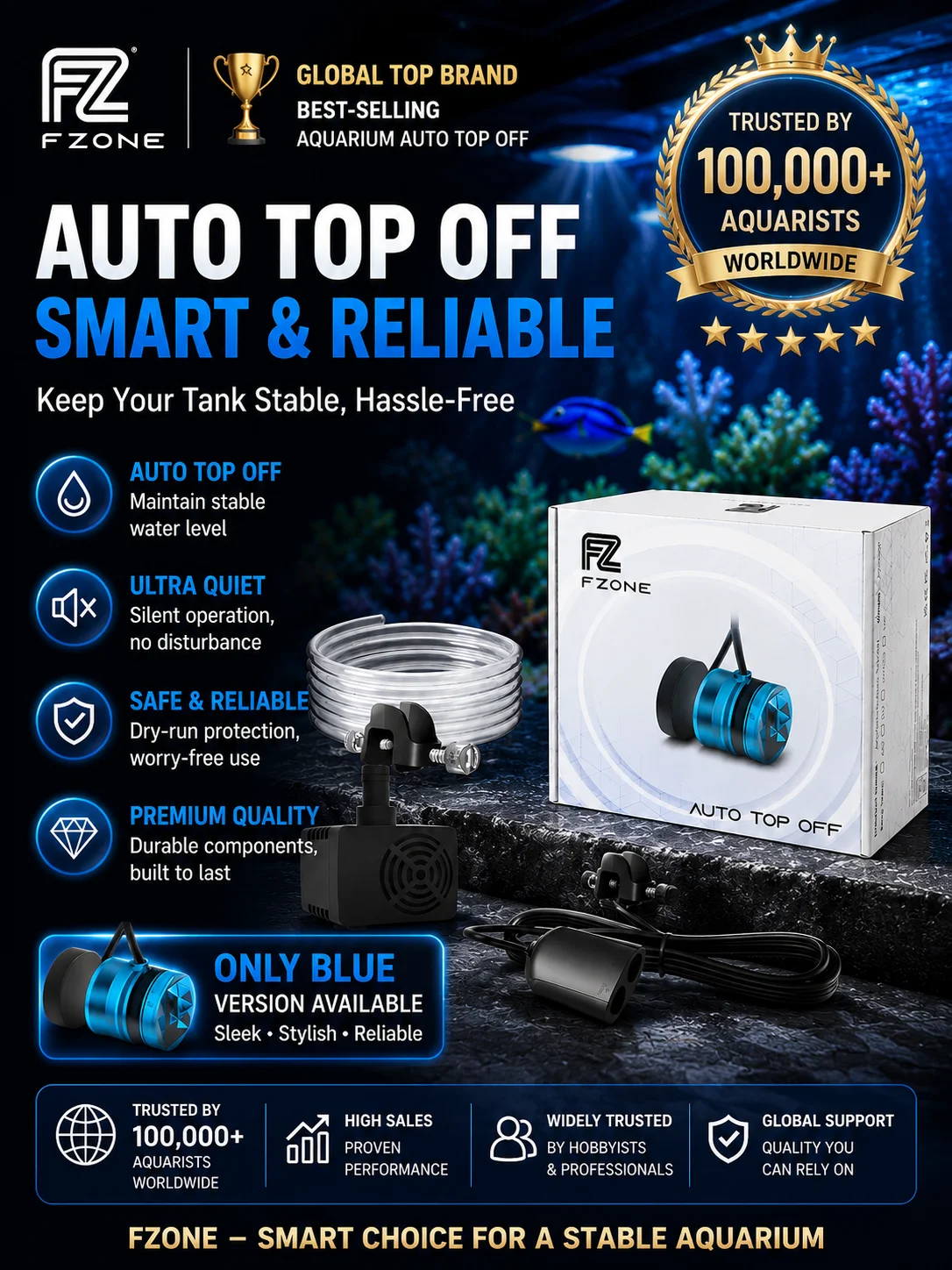 FZONE ATO-380P AUTO TOP Off System Aquarium Wasser Nachfüllpumpe Intelligentes Automatisches Zubehör Für Aquarien Aquarien Set Filter – Detail 4