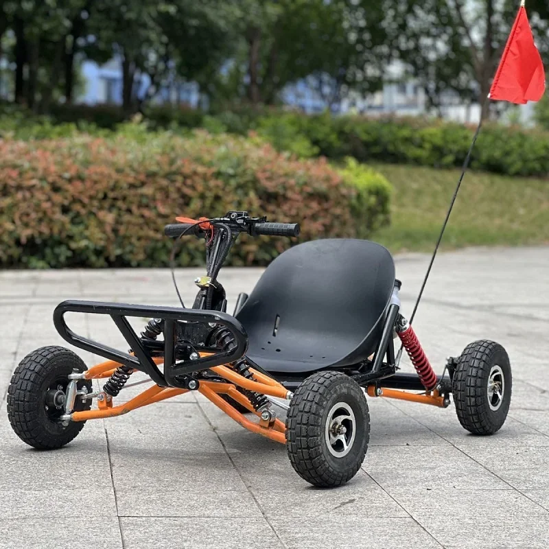 63CC 2-Stroke 30km/h Outdoor Beach Buggy Adult Pedal Go-Kart with Drift Kart Racer Parts & Accessories