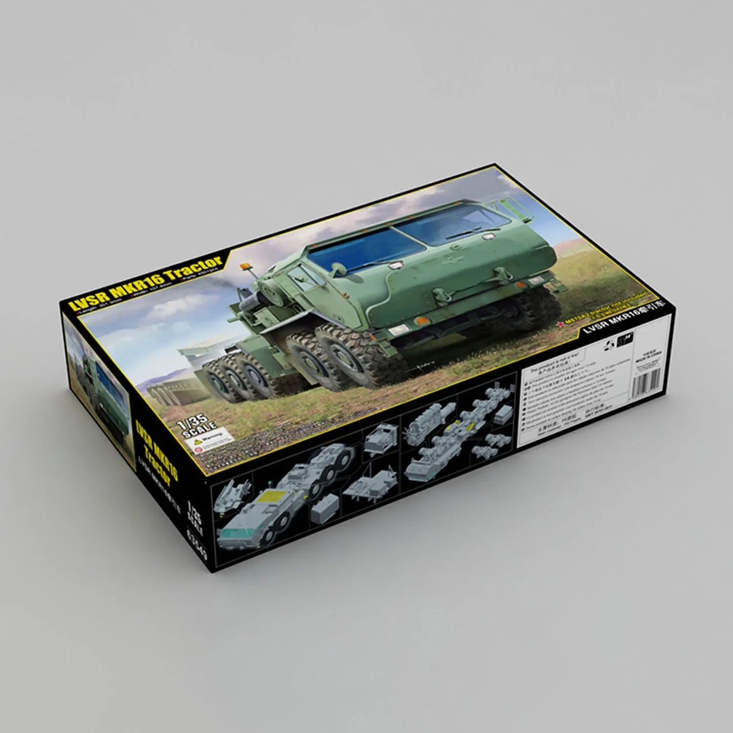 Plastikowy zestaw Trumpeter w skali 1/35 LVSR MKR16 Ciągnik Ciągnik Ciężarówka wojskowa Statyczny wyświetlacz Model Zestawy do budowania Zabawki 63549