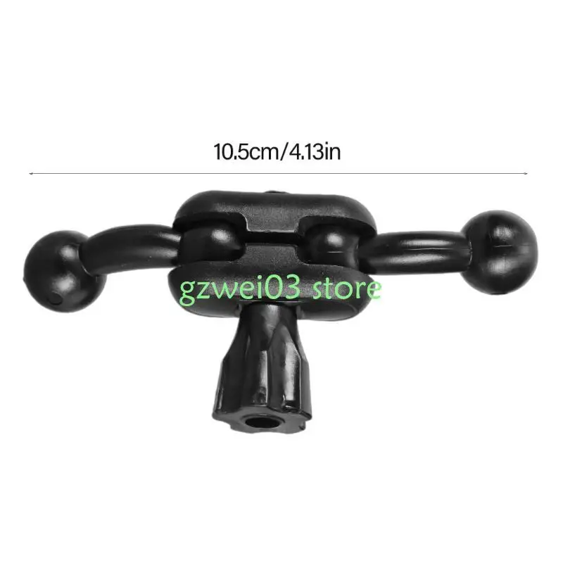Y8AC Double Ball Head 17mm Universal Joint Connector Adapter for Mobile Phone & Tablet Stand Recorders Navigation Accessories
