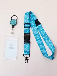 Retractable Cruise Lanyard Set for Ship CrideCards with Water Proof Card Holder Hanging Neck Keychain Strap Credenciales Lanyard