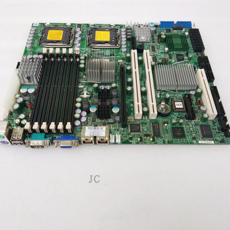 

Двухканальная серверная материнская плата 771 с чипсетом 5000V, поддерживает SAS 54 Series X7DVL-3