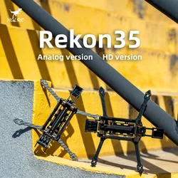 Rekon35 LR 3K kit telaio in fibra di carbonio versione digitale analogica per Drone FPV 3.5inh Nano Long Range 2S 18650