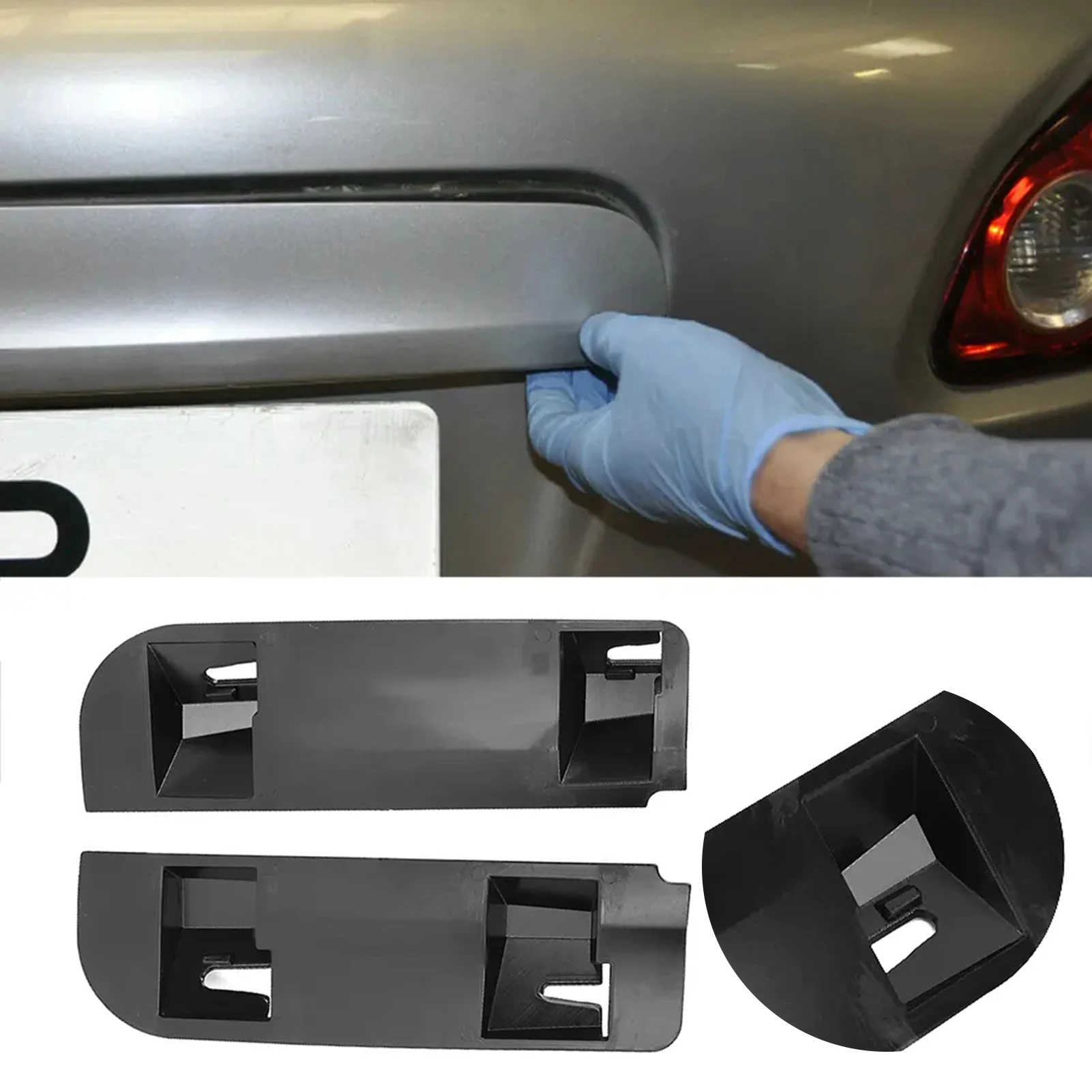 2pcs Tailgate Boot Handle For Car Corrosion Resistant Door Boot Handle Car Accessories