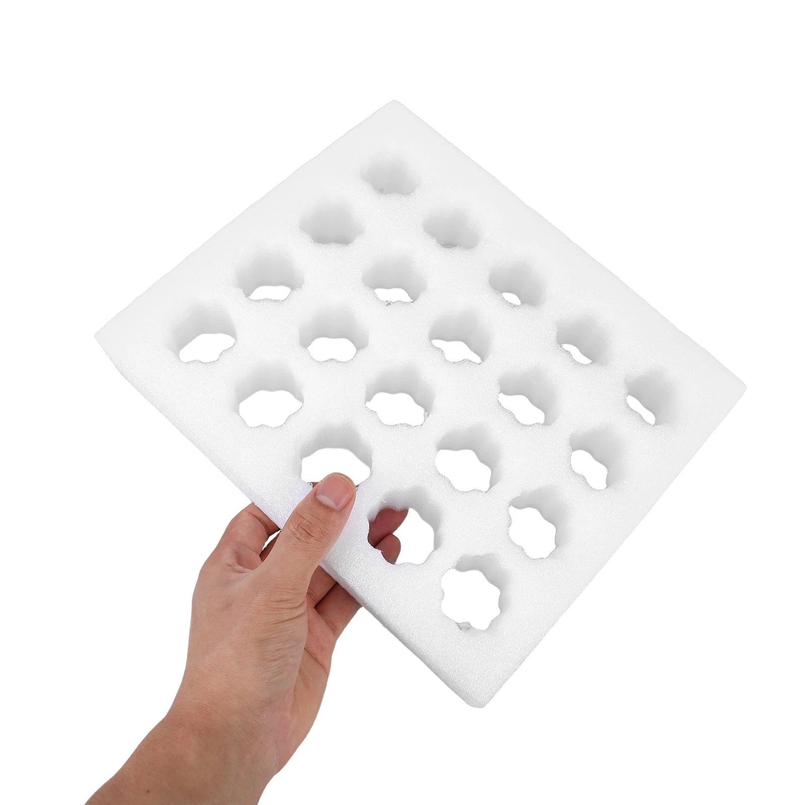 

1Set Pearl Cotton Egg Packaging Heavy Duty Drop Resistant Foam Tray for Chicken Eggs Transport Reusable Container for Farm