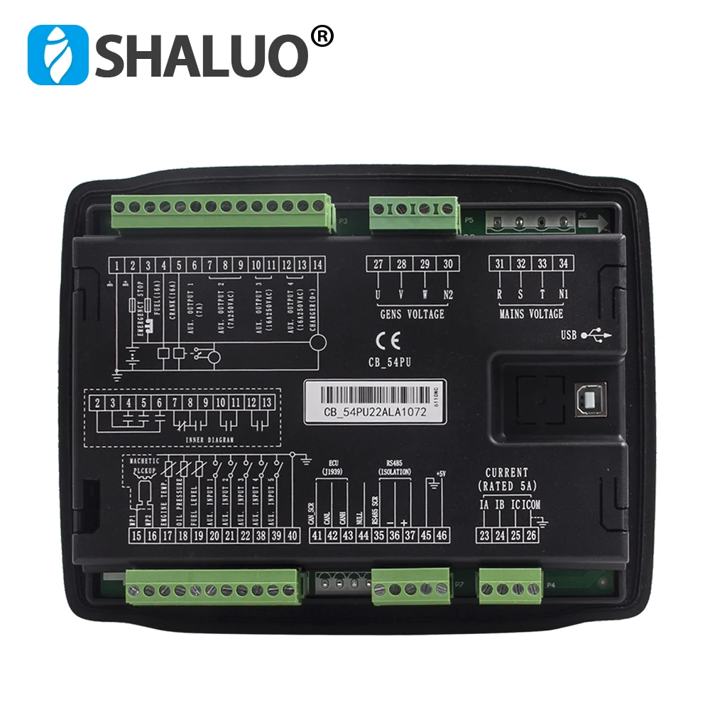 Imagem -02 - Módulo de Controle Gerador para Hgm6110n Amf Auto Start And Stop Painel Controlador Genconjunto Acessórios Peças Substituir