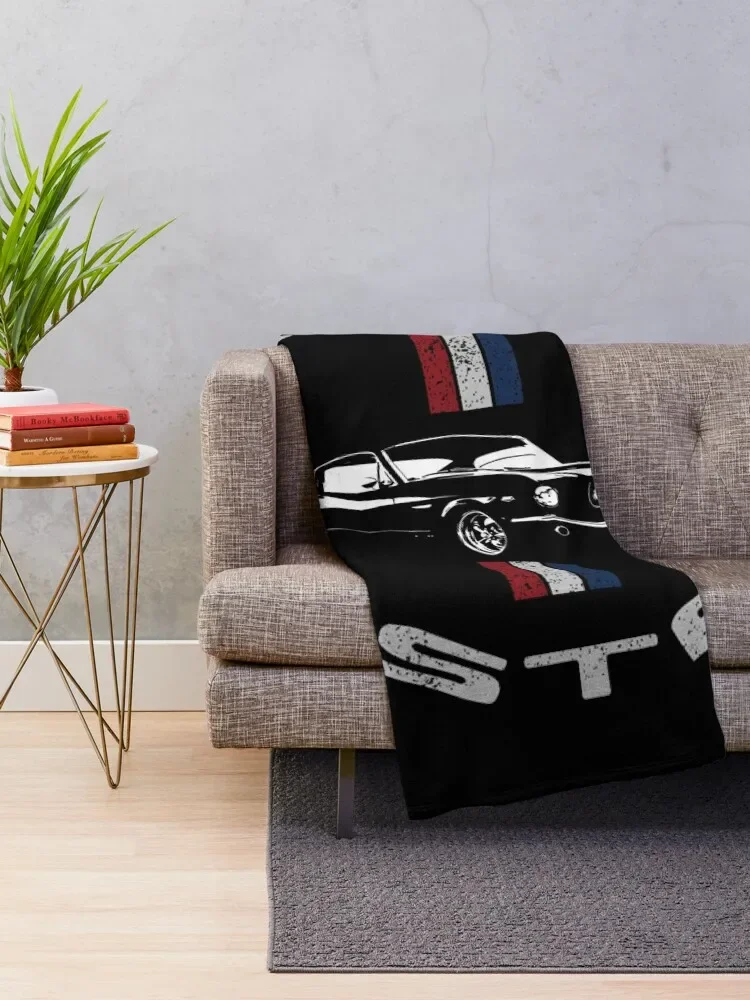 66 Mustang Fastback Throw Blanket Polar Quilt Blankets