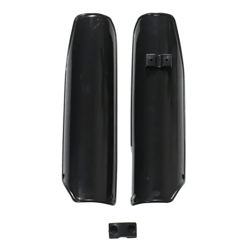 Black Pit Dirt Bike Fornt Fork Leg Guards Sliders For 50cc 110cc 125cc Pit Bike New Protector Shock Absorber Guard Wrap Cover