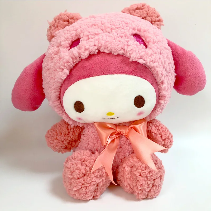 Novo quente 20cm anime sanrio boneca de pelúcia brinquedos kawaii kuromi minha melodia cinnamoroll dos desenhos animados bonito pelúcia brinquedo crianças presente natal