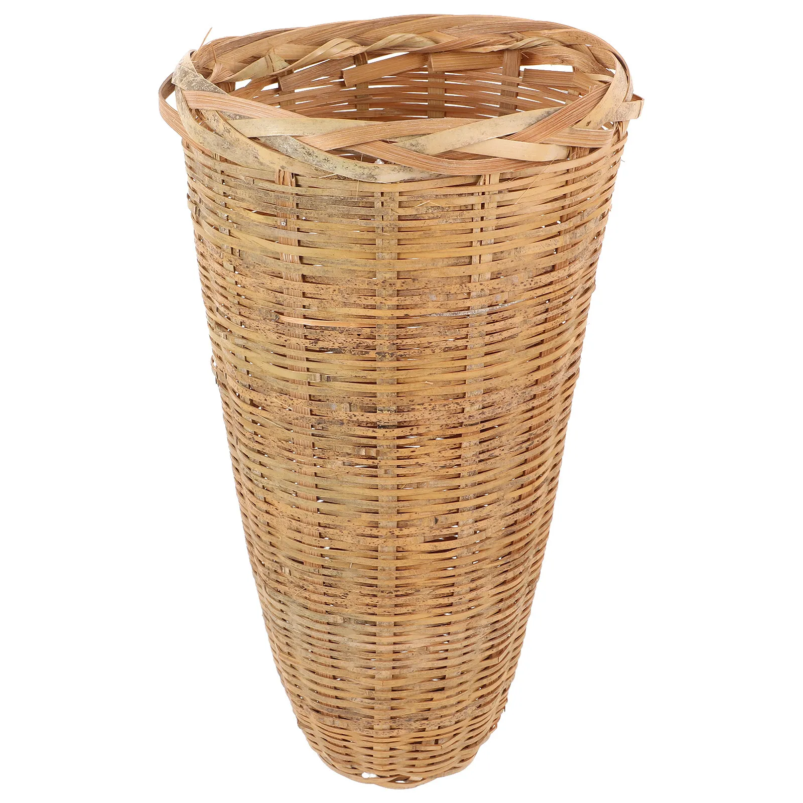 Cesta de bambú grande para colar vino, filtro para elaboración de vino casero de frutas, cesta reutilizable de tela tejida para fermentación de queso, herramienta de fermentación