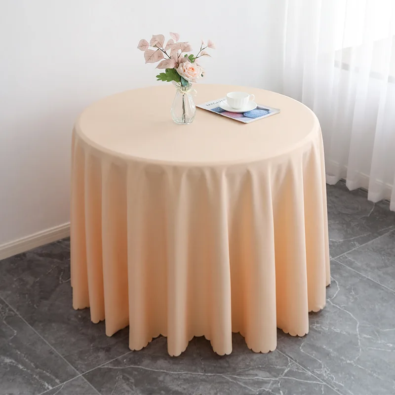 160cm Round Table Cloths Dining Table Cover Wedding Christmas Decorative Birthday Banquet Decor Home Dining Table Cover