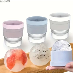 Silicone Ice Ball Mold Round Ice Hockey DIY Refrigerator Large Spherical Tray Grinder Suitable for Bar Home Kitchen Supplies