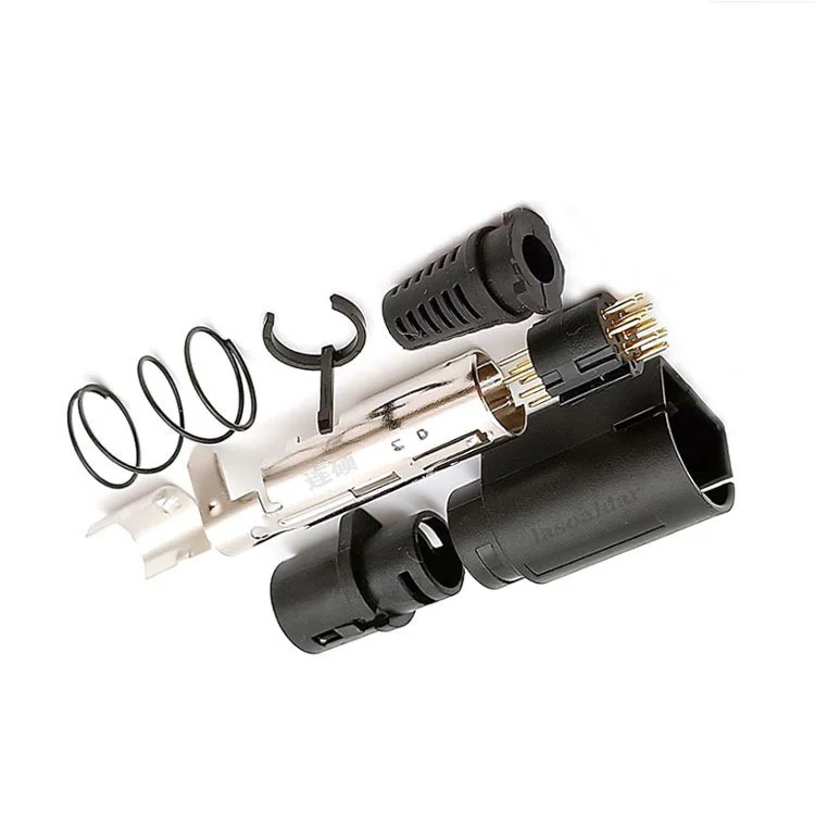 20 قطعة الطاقة DIN 9P 10P محطة 9P ذكر ثماني قطع التوصيل قفل-9 دبوس 10 دبوس الطاقة DIN التوصيل مطلية بالذهب