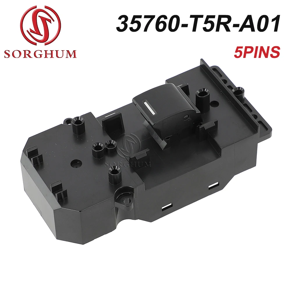 SCORGHUM-Direita Frente Power Window Lifter Control Switch Button, Acessórios de carro para Honda Fit Jazz HR-V 2015-2020, 35760-T5R-A01