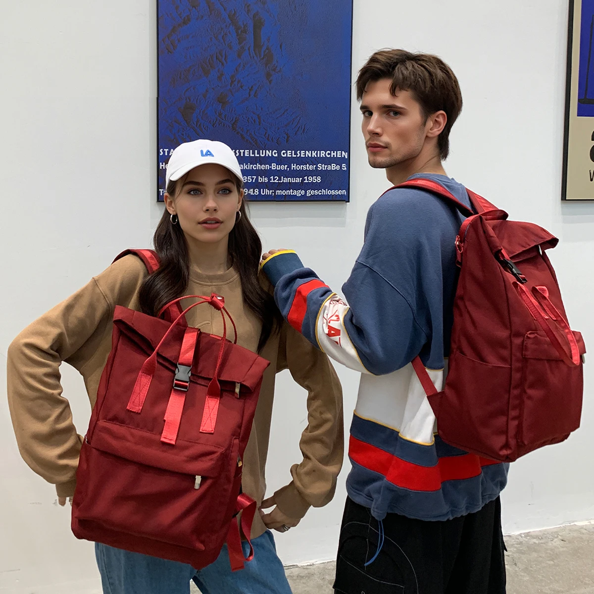 الراقية شعار مخصص سعة كبيرة حقيبة مدرسية الطالبات المدرسة الثانوية خفيفة السفر ركاب على ظهره شخصية لتقوم بها بنفسك