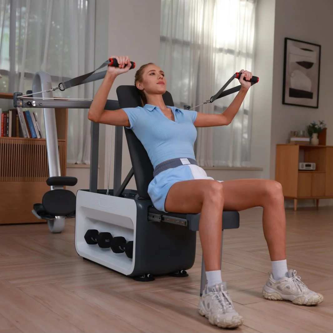 5-In-1 multi-functional foldable weight stool Adjustable strength training fitness equipment, suitable for home gym workouts