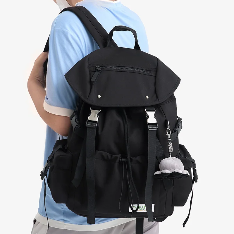 Men Women Nylon Laptop Student Backpack Girl Boy Leisure School Bags Male Ladies College Backpack Travel Fashion Female Book Bag