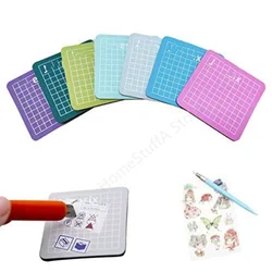 DIY Self Healing Cutting Board for Crafts Engraving Non-Slip Mini Gridded Rotary Cutt Paper Pad Sewing Craft Base for Art Tool