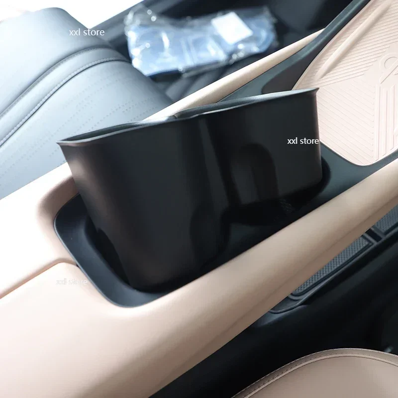 For BYD Seagull Car Water Cup Holder Storage Box Anti-slip Pad Fixed Beverage Holder Garbage Box Auto Interior Accessories