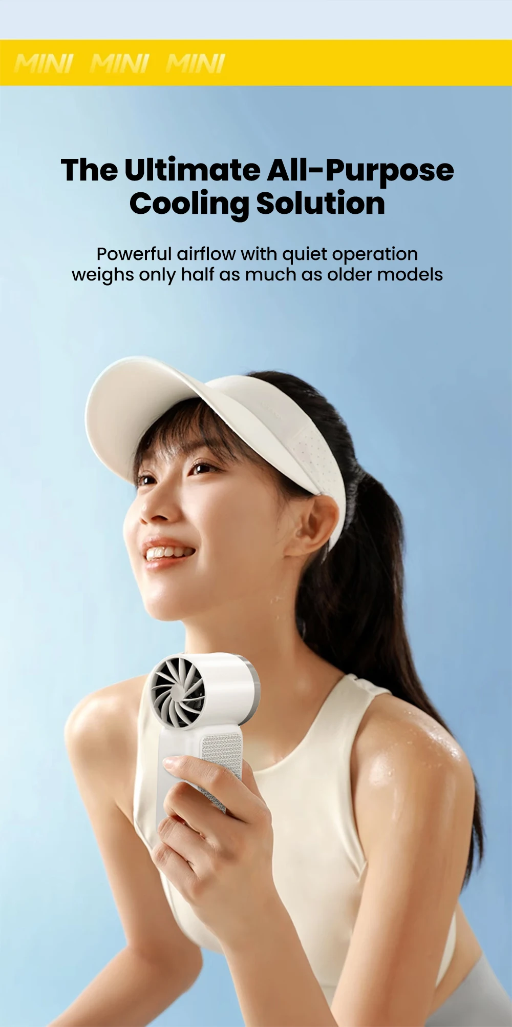 Portable Handheld Cooling Fan Usb Rechargeable Mini Personal Fan_voghion.com