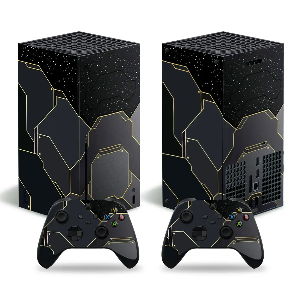 Cubierta de calcomanía adhesiva de piel de juego para consola Xbox Series X y 2 controladores XSX Skins, vinilo, nuevo