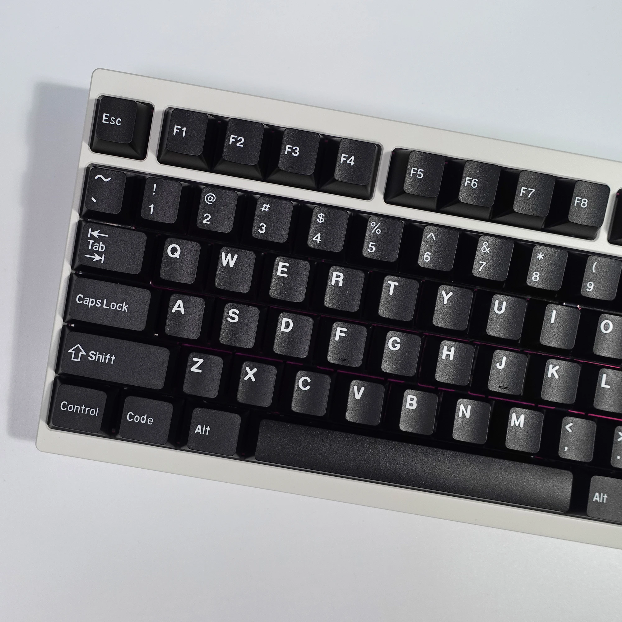 

WOB keycap black original height two-color injection molding pbt material adapted to magnetic shake mechanical keyboard Wooting,