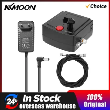 KKMOON Tragbare Spritzpistole, Pumpe, Airbrush-Kompressor, Farbspritzgeräte für Make-up, Kunst, Malerei, Handwerk, Modell, Blumenspritzmaschine