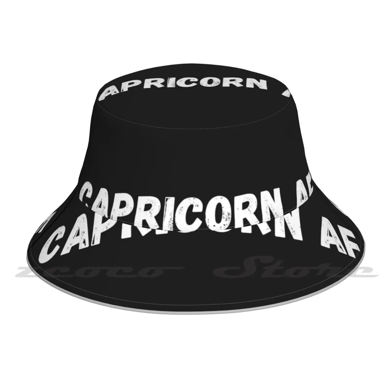 Capricorn Bucket Hat Outdoor Sports Breathable Present Fashion Cap Capricorn Zodiac Capricorn Astrology Horoscope Funny King