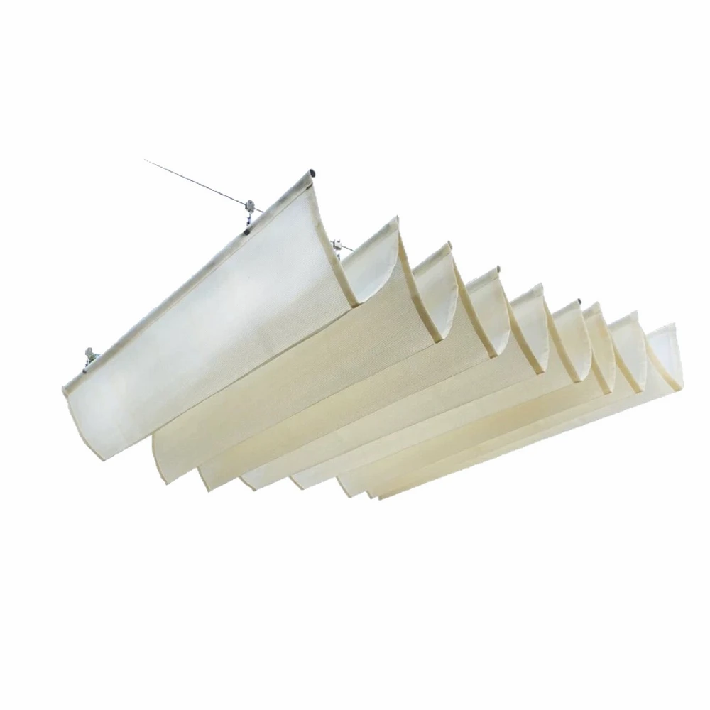 HDPE Wave Shade Sail for Wholesale Temperature Prevent Sun Shine Wave Shade Net