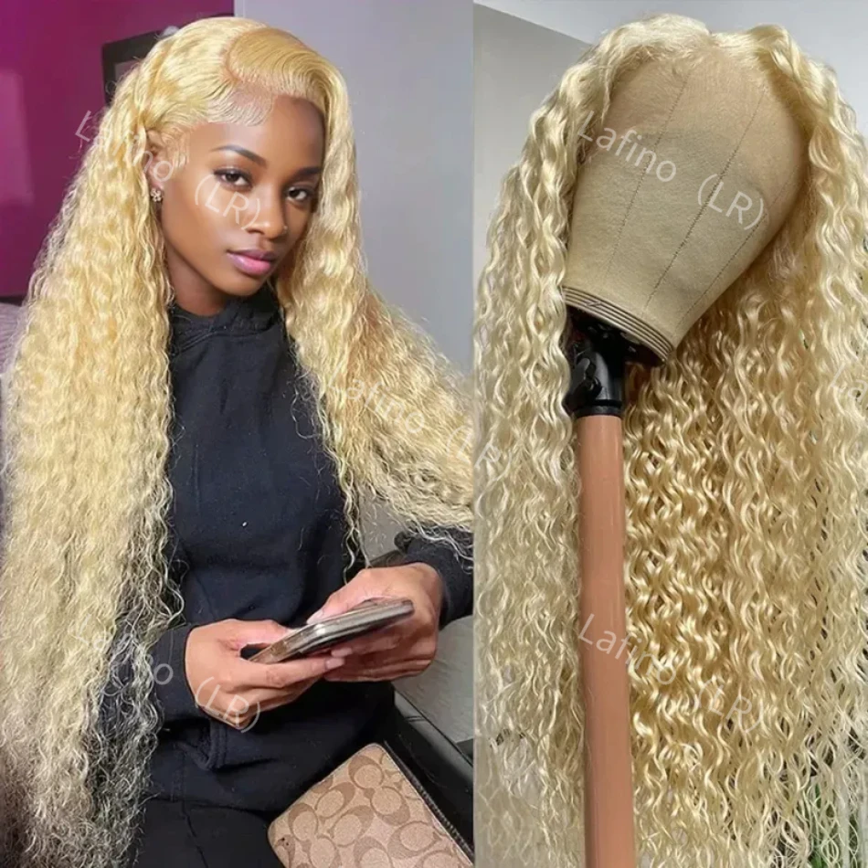 Honey Blonde 613 HD Lace Deep Wave Frontal Curly Wigs 100% 13x6 Human Hair Quality Choice Brazilian Cheap Wigs on Clearance Sale