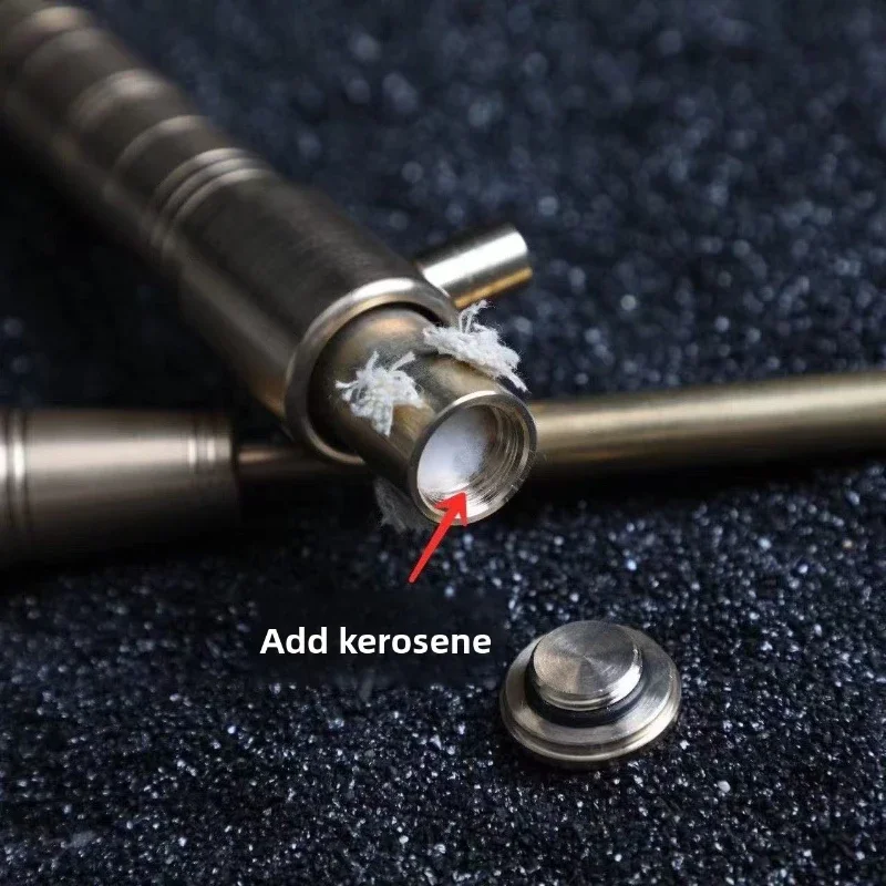 2026 New aluminum alloy extended torch fuel lighter, essential outdoor lighting tool for long endurance, cigarette accessories