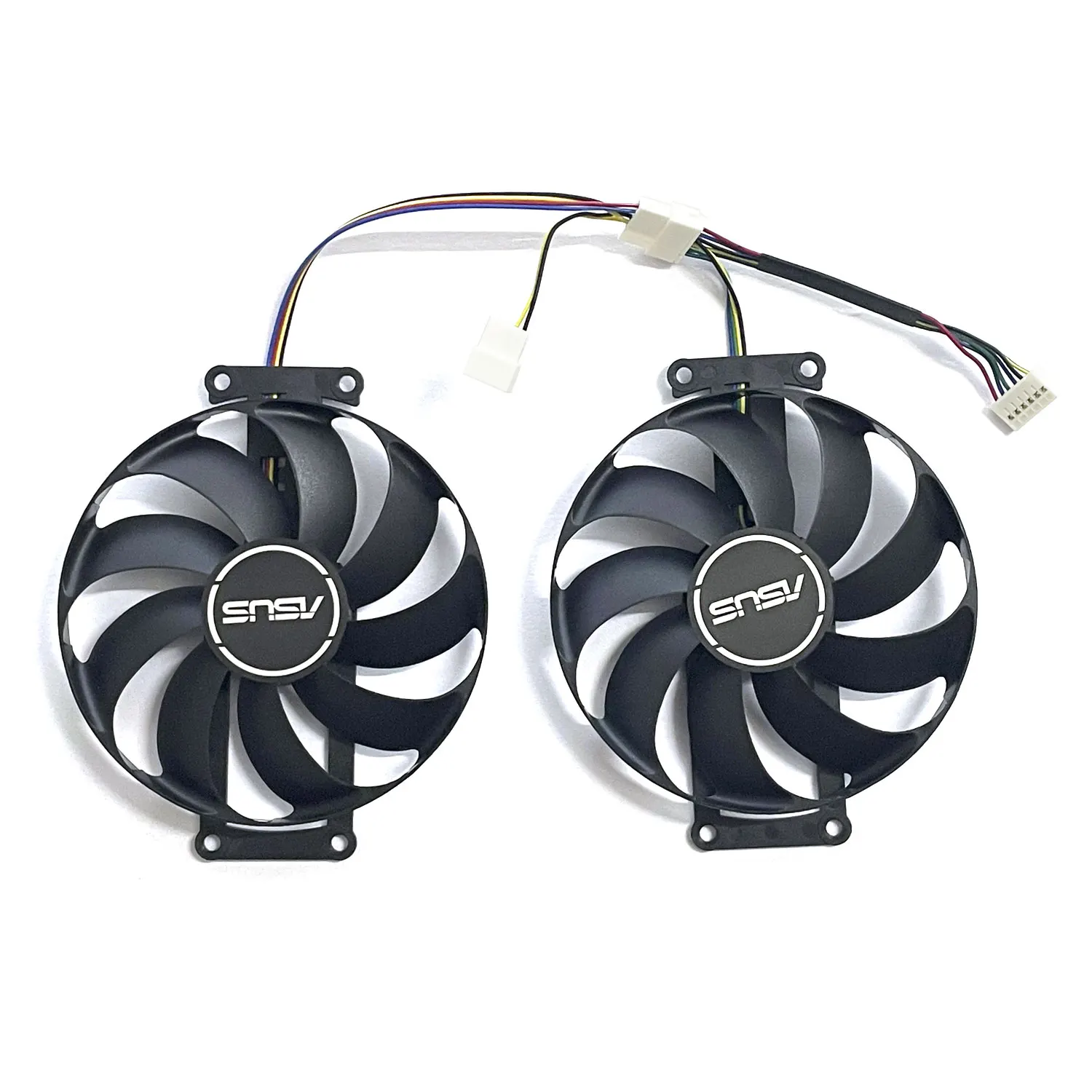 2FAN FDC10H12S9-C 87MM 6PIN DC 12V 0.35A RTX2060 2070 GPU FAN for Asus GeForce RTX 2070 2060 GTX 1660 Dual Mini OC Graphics